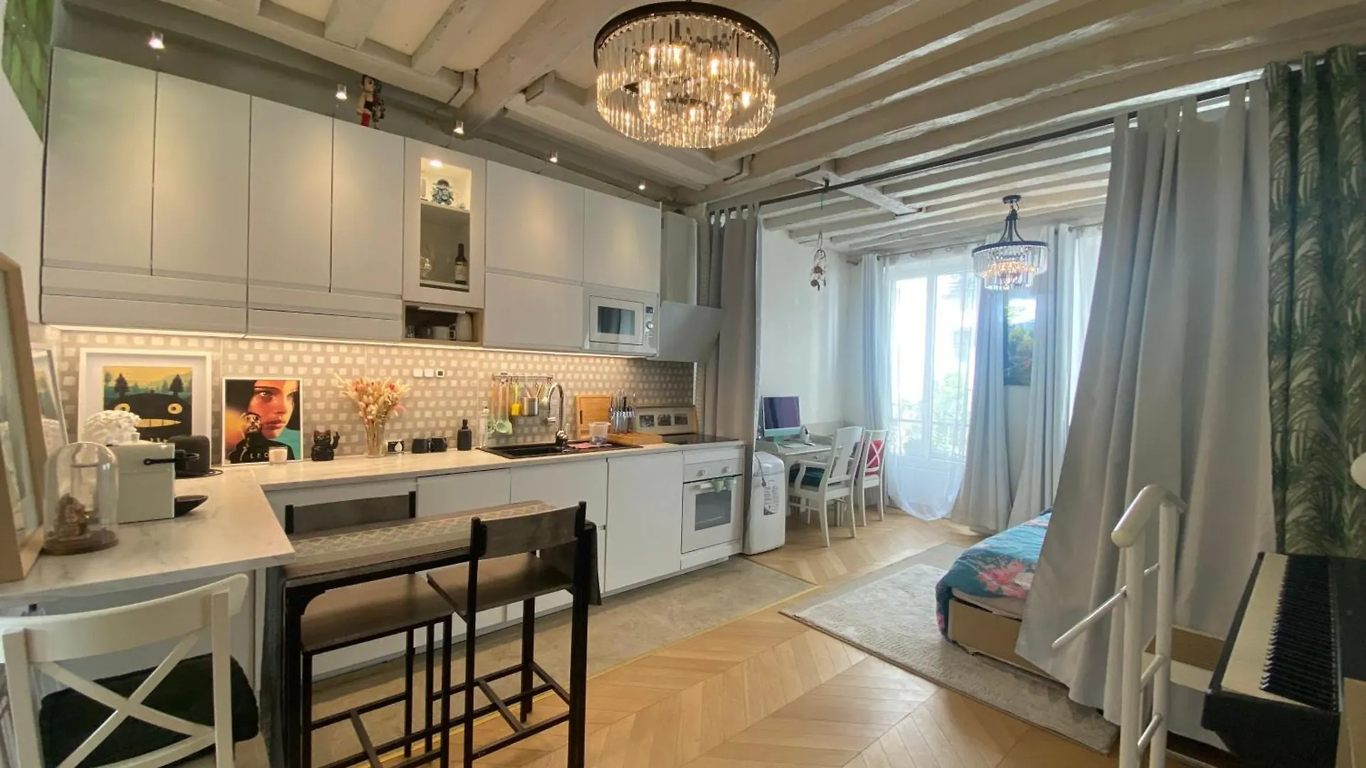Daire Appartement Cosy A Saint Michel-Notre Dame Paris Center Fransa